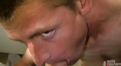 Daddy Dick makes Hungry Boy Hole Moan with Pleasure