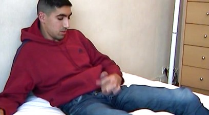 French Straight Guy's Cock Gets Wanked in Spite of Him. (Brahilm)