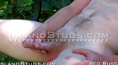 Red Russ: Tall Ginger Soccer Goalie Pees, Shows Hole x5, Works & Breathes Fire Nude + Bust a Creamy Load!