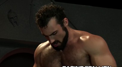 Jaxton Wheeler Thrusts Cock in Hairy Hole