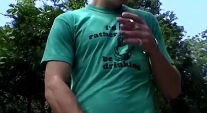 chain smoker Jeremiah Johnson and his buddies jerk off