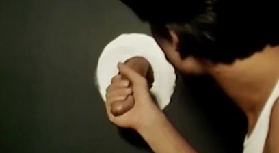 Trippy Glory Hole Scene from Vintage Gay Porn ROUGH CUT (1985)