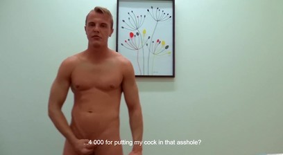 DIRTY SCOUT 186 - Tall Muscular Hunk Guarantees A Job By Getting Plowed Raw