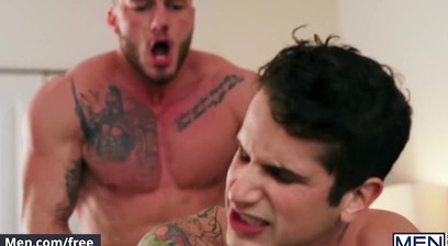 Inked Studs Pierre Fitch, William Seed Shower Fuck on Vacation