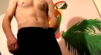Cute underwear lover Alexx jerks off and cums in his undies