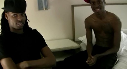 Dontrez Gets Some Good Dick and Facial from Hoody LaVaye