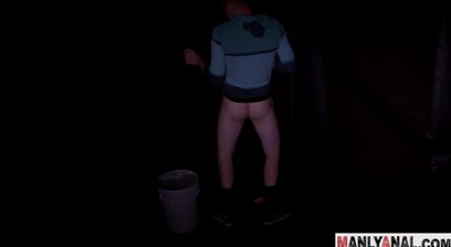 Hunk fucking gloryhole ass