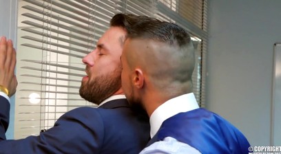 HIS BOSS WITH HIS MASSIVE COCK