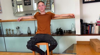Straight Young & Ripped Stud gets Wanked Outside & his Rock Hard Uncut Cock Explodes with Cum!