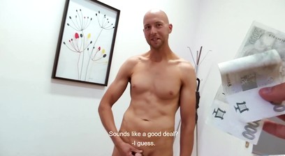 DIRTY SCOUT 195 - Bald Dude Goes For An Interview But Gets His Ass Pounded Instead