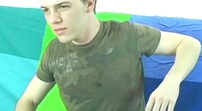 Little twink Matt Phoenix masturbates solo after interview
