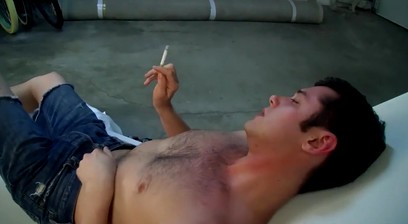 Adorable Amateur Chase Young Jerks off while Smoking Cigars
