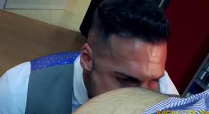 MENATPLAY Suited Latino Gabriel Lunna Anal Breeds Dario Beck