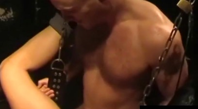 Sturdy German dick blown before stuffing ass on sex swing