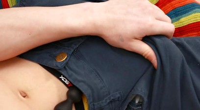 Twink anal toy play with Kenton