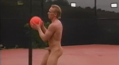 NUDE MEN CAN JUMP- 2 Jocks Play Strip Basketball