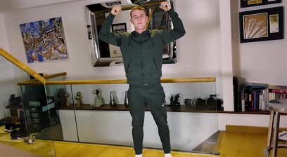 Straight Younger Brother Shows off his Ripped Body