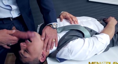 MENATPLAY Ken Summers Anal Fucked By Suited Frank Valencia