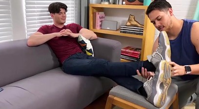 Jock Daddy Texas foot worshiped by deviant gay Dan Edwards