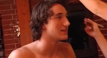 NAKED DINER JOCKS- Behind the Scenes & Fluffing