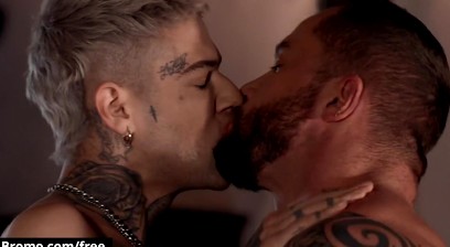 Bromo - Tattooed Punk Mickey Taylor Waits Impatiently In His Sex Dungeon For Silver Fox Tyler Berg