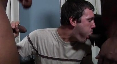 Caleb Bridges gets two black cocks