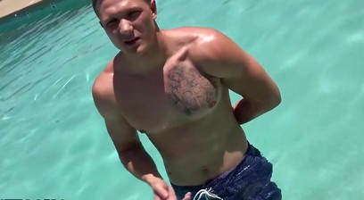 Big Cock Blonde Ryan Lacey Jerks Off
