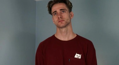 Straight Hairy Hunk James Wanks his 8 Inch Uncut Cock and Shoots Big!