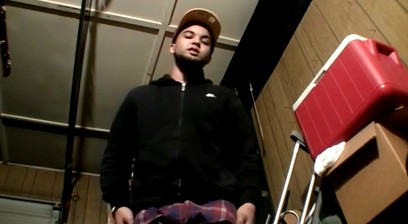 Jerking Out A Load In The Garage - Keef Johnson