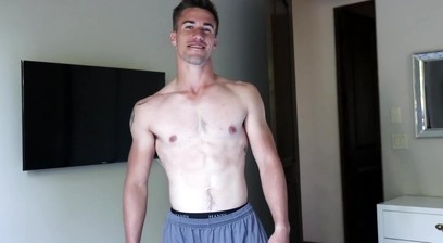 Myles Brownlee Jerks His Cock And CUMS