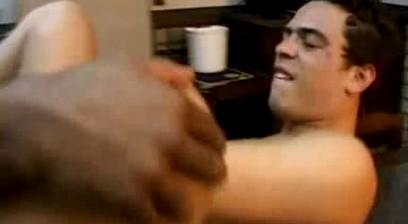 Hot Interracial Sex In the Bathroom