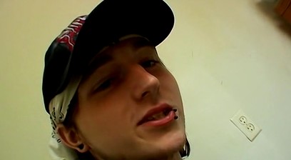 Straight Skater Geiser of Cum - Slip