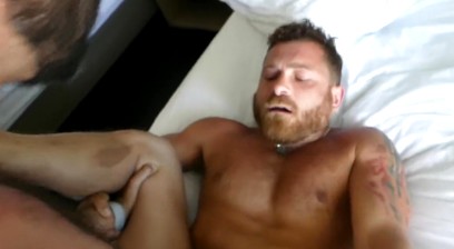 We Filled up Riley's Ass with so much Cum it was Squirting out his Mouth!