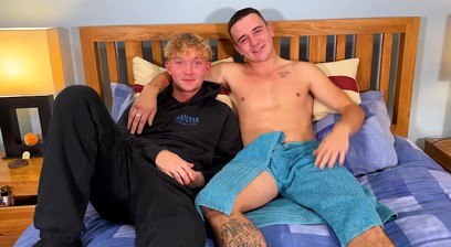 Young Blond Lad and Straight Irish Lad