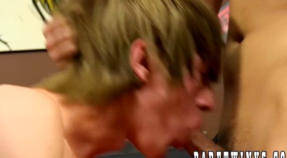 Mesmerizing 18yo Kyle Eldritch Spills Jizz after Breeding