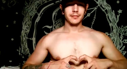 Tattooed Canadian Dan Jerking Off Till He Cums
